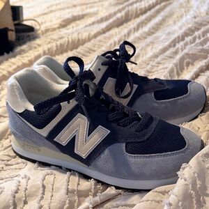 New Balance Blue and White Athletic Shoes